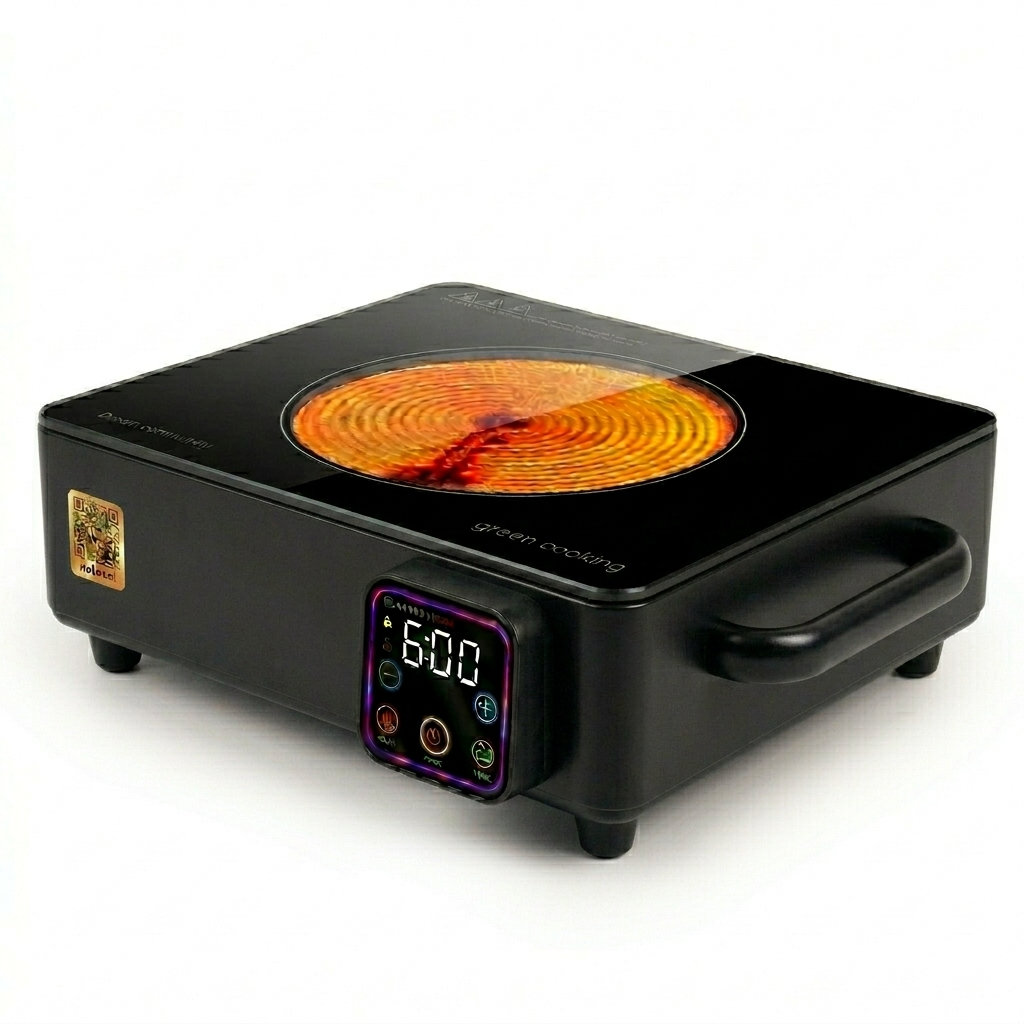 Cooka Smart Electric Cooktop – LPG Gas Alternative | black